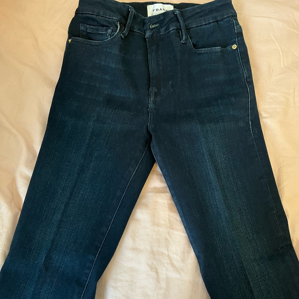 Frame Denim Le Crop Mini Boot